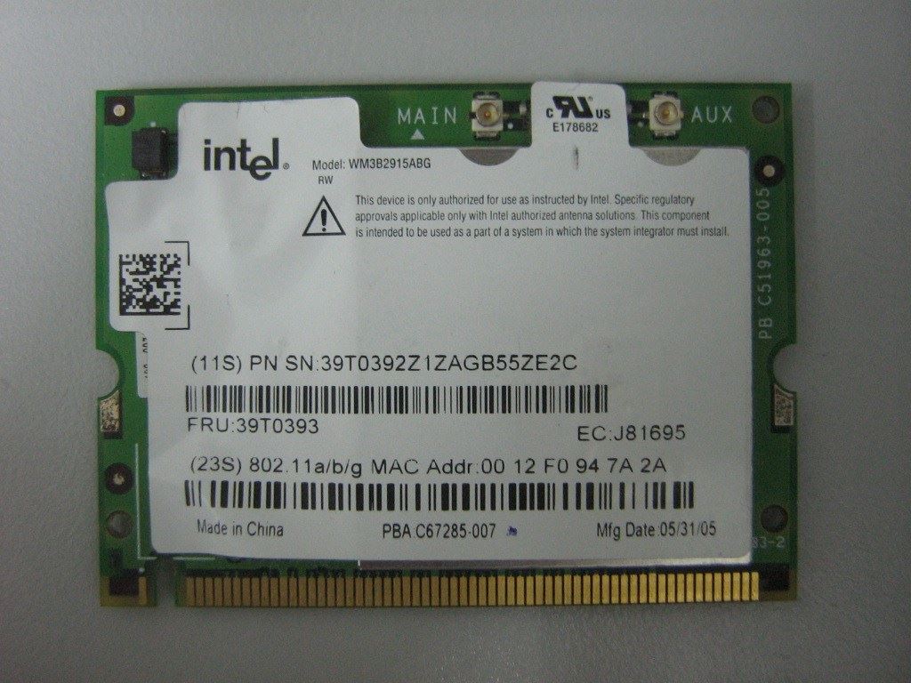 Lenovo CLX2 abg HB Board 27K9942