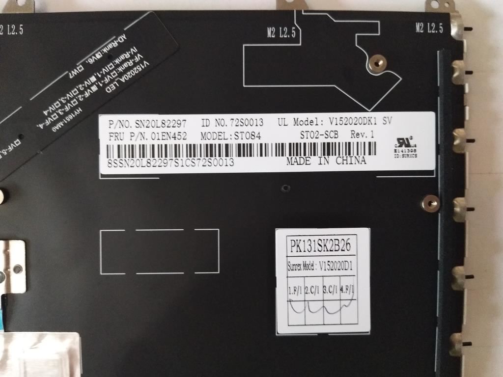 Genuine Lenovo Yoga 370 Keyboard Slovenian Silver Backlit 01EN452 01AV741