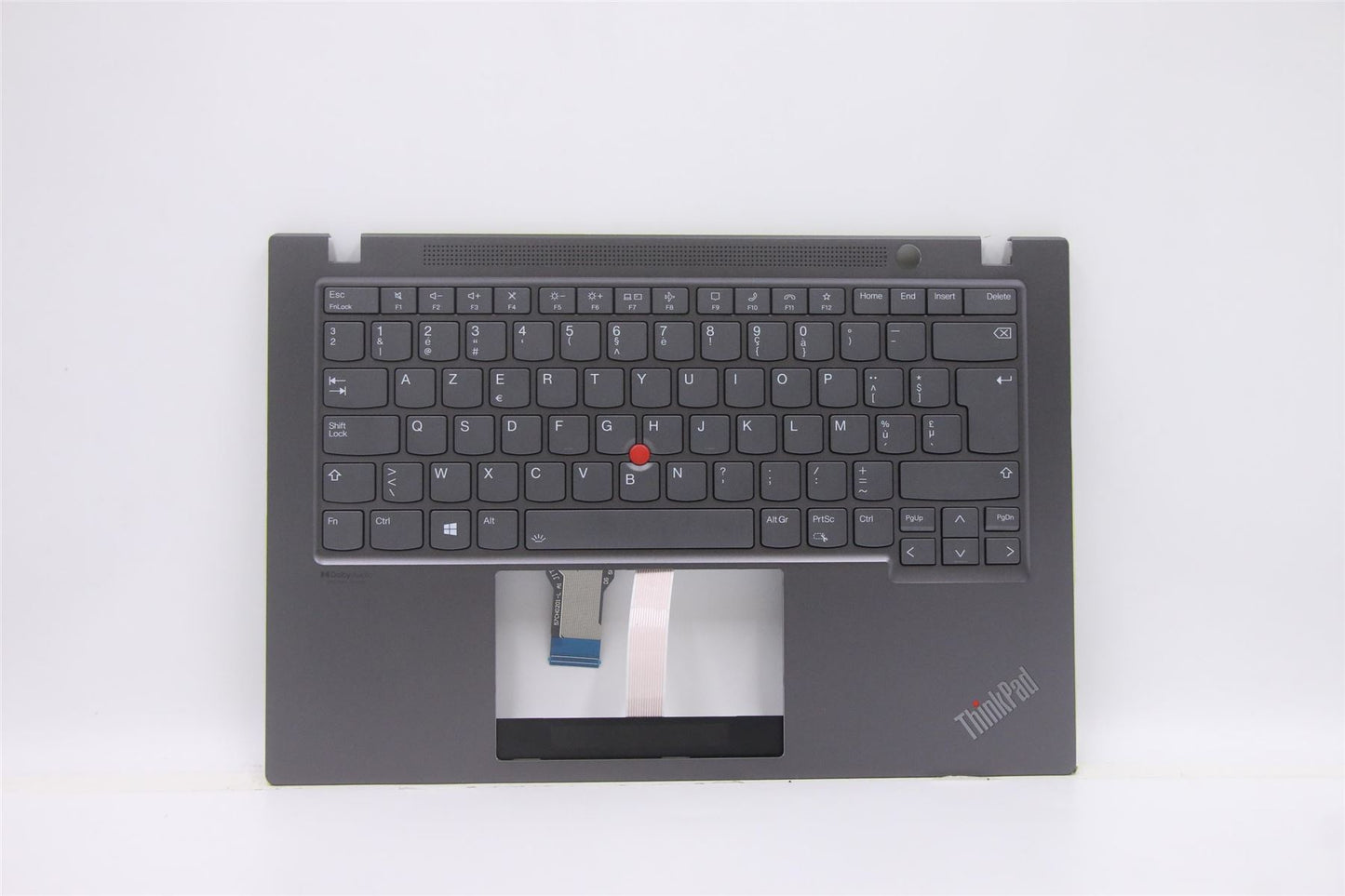 Lenovo ThinkPad T14s Gen 2 Keyboard Palmrest Top Cover Belgian Grey 5M11A37804