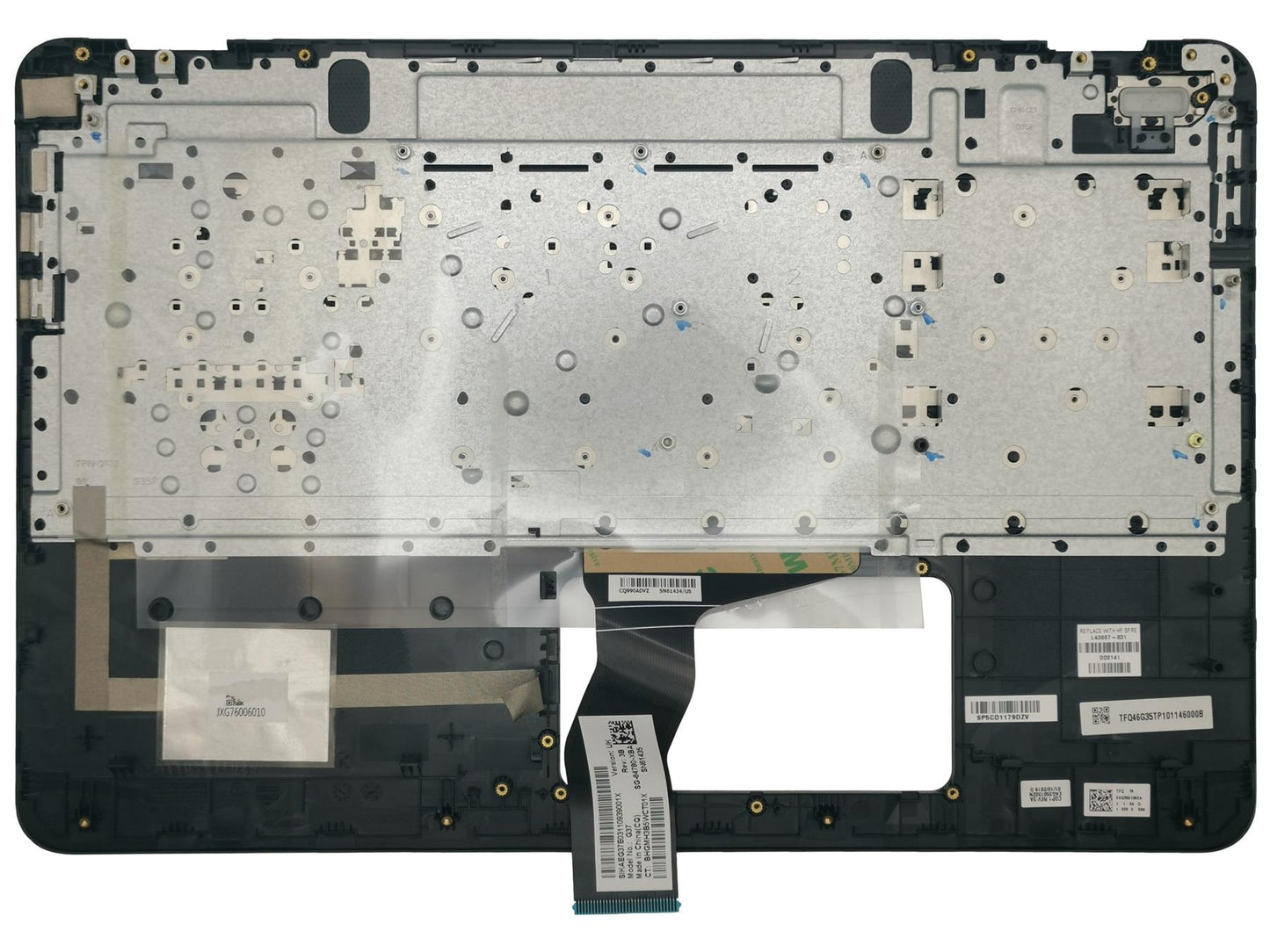 Genuine HP Pavilion 15-DP Palmrest Cover Keyboard UK Black L43007-031