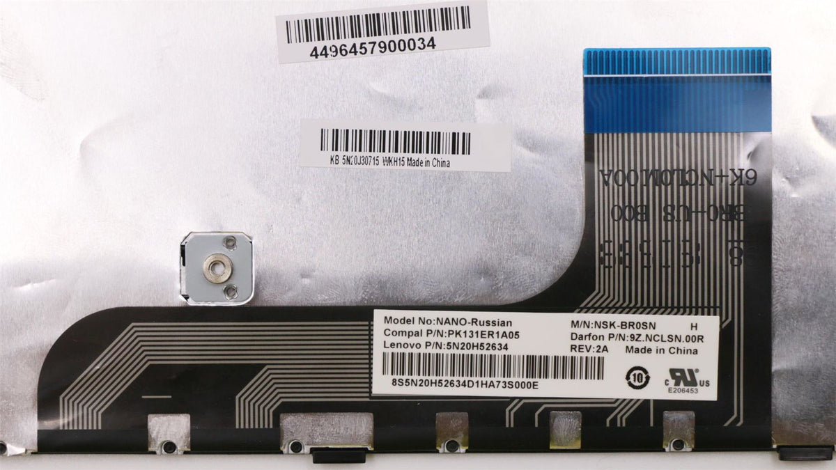 Lenovo KB C Idea Pad 100-15 RU Russian Keyboard 5N20J30715