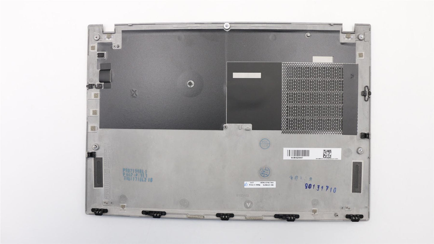 Lenovo ThinkPad T490s Bottom Base Lower Cover Silver 01YN261