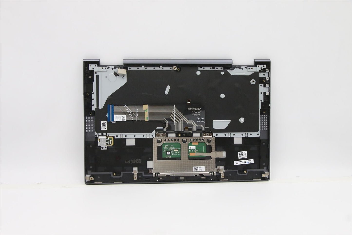 Lenovo Yoga 7-14ACN6 Palmrest Cover Touchpad Keyboard Hungarian Grey 5CB1D12398
