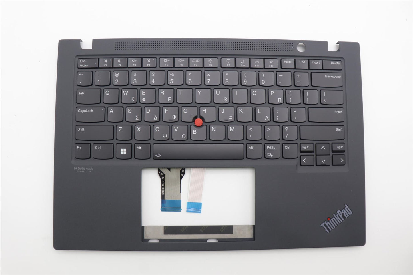 Lenovo ThinkPad T14s Gen 2 Keyboard Palmrest Top Cover Greek Black 5M11A37601