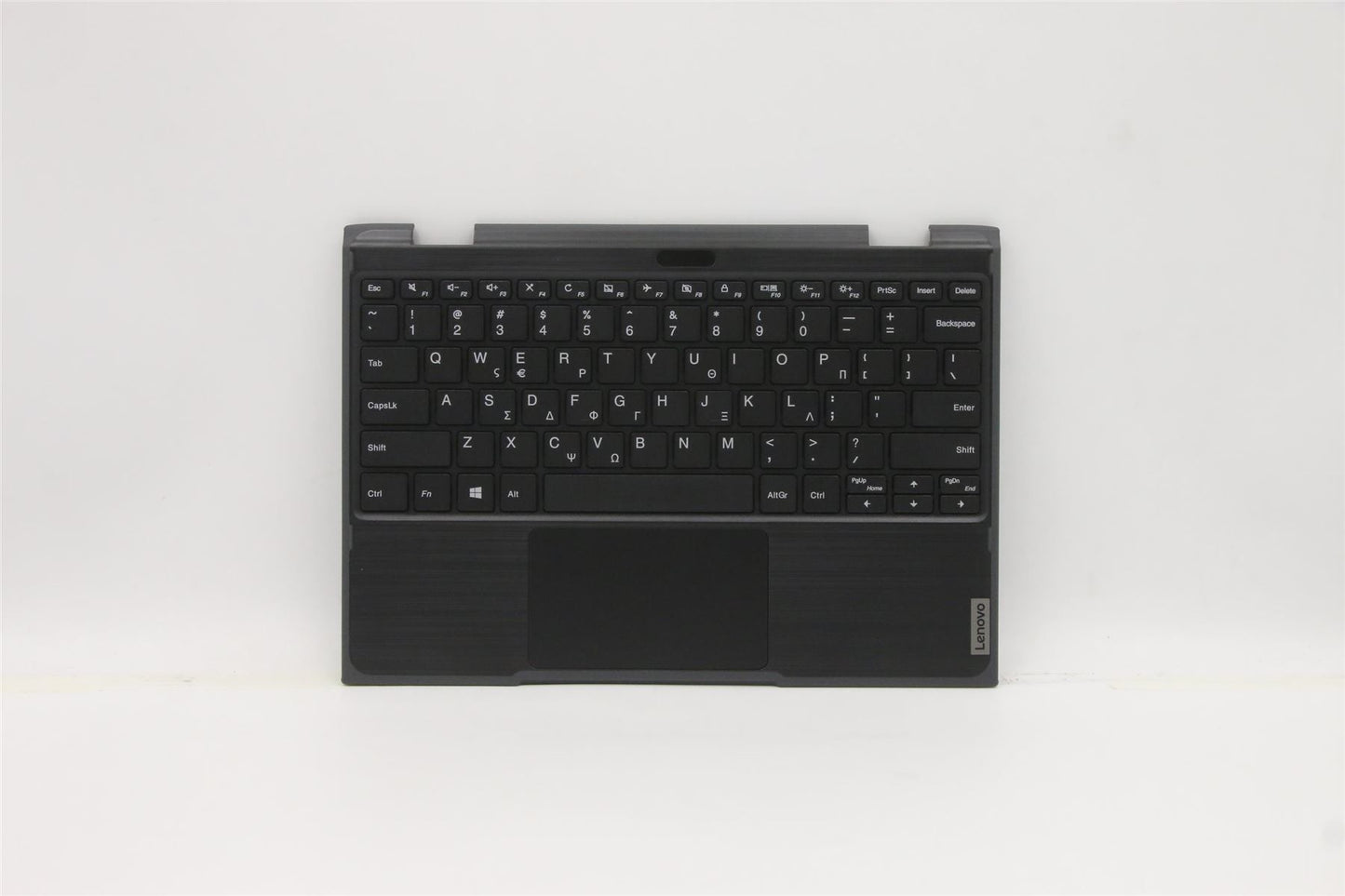 Lenovo 300e 2nd Gen Palmrest Touchpad Cover Keyboard Greek Grey 5CB1B02716