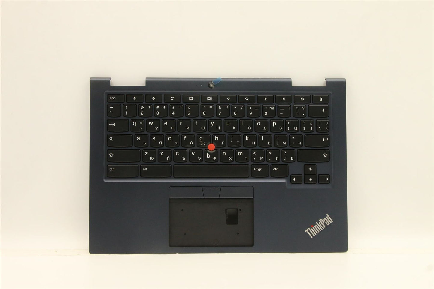 Lenovo ThinkPad C13 Gen 1 Keyboard Palmrest Top Cover Bulgarian Black 5M11A36946