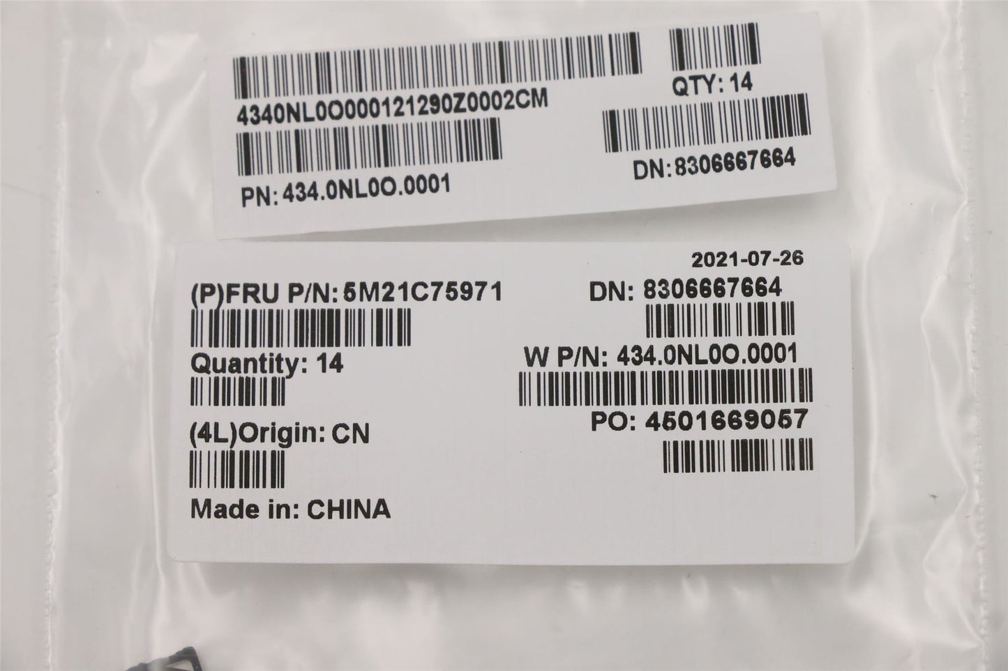 Lenovo Extreme P1 5 P1 6 X1 5 SIM Card Tray Black 5M21C75971