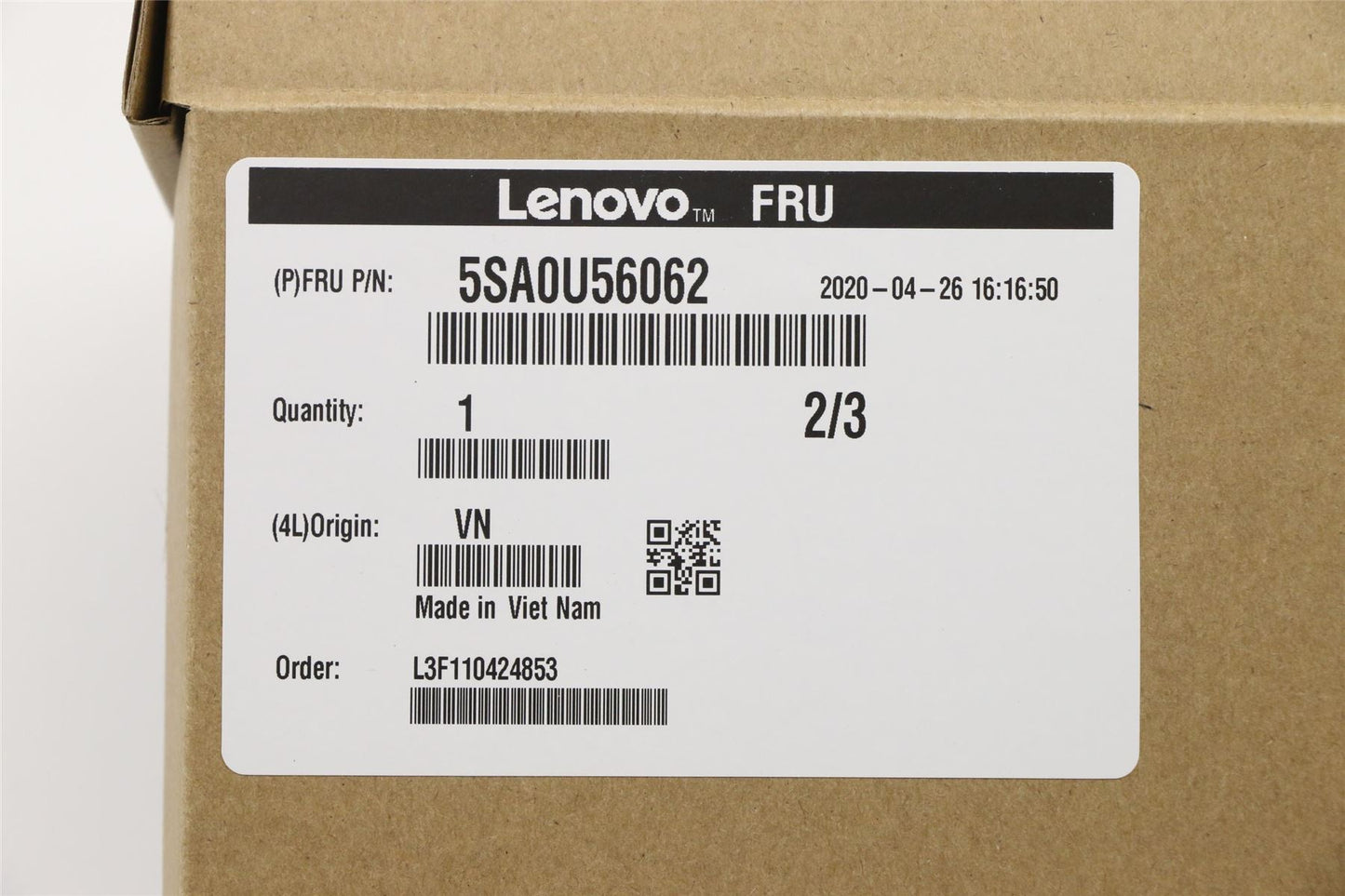 Lenovo ThinkStation P330 2nd Gen CPU Processor 5SA0U56062