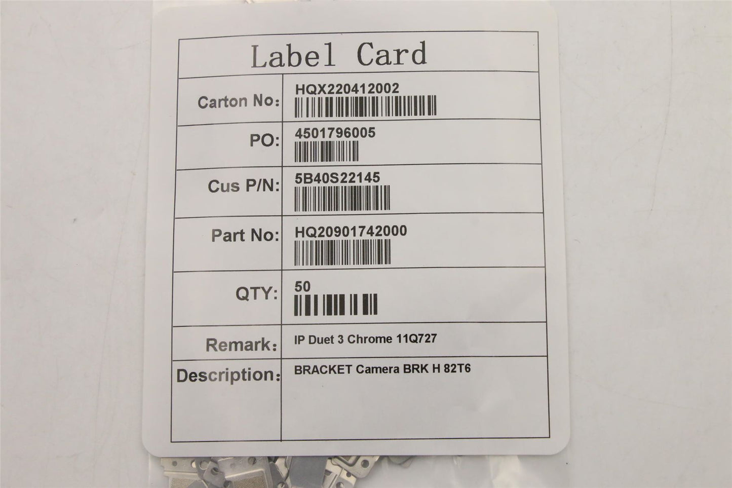 Lenovo Camera BRK H 82T6 5B40S22145