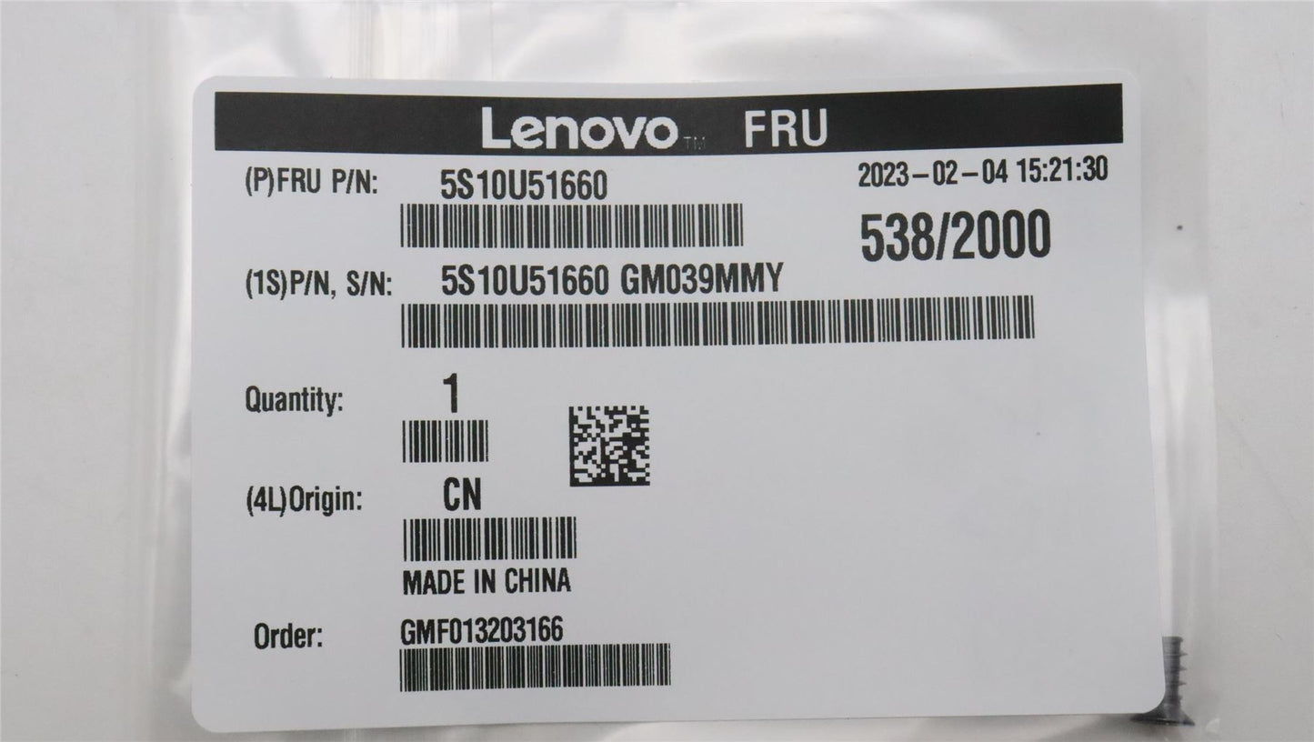 Lenovo SCREW T M 4.9D 9L,ZK 5S10U51660