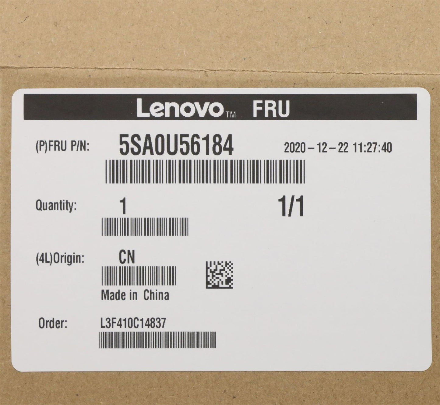 Lenovo ThinkStation P340 CPU Processor 5SA0U56184