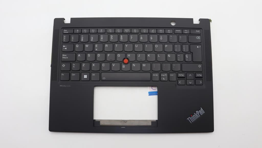 Lenovo ThinkPad X13 Gen 4 Palmrest Cover Keyboard Latin Spanish Black 5M11L86034