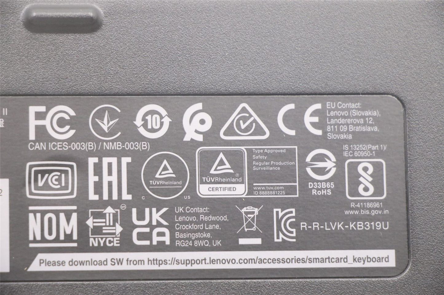 Lenovo ThinkCentre M920t USB Wired Keyboard Greek Black 5D51H38215