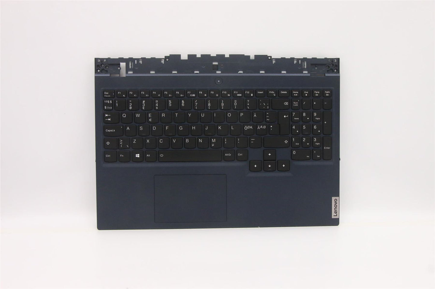 Lenovo 5 15ACH6 Palmrest Cover Touchpad Keyboard Nordic Blue Backlit 5CB1C93081