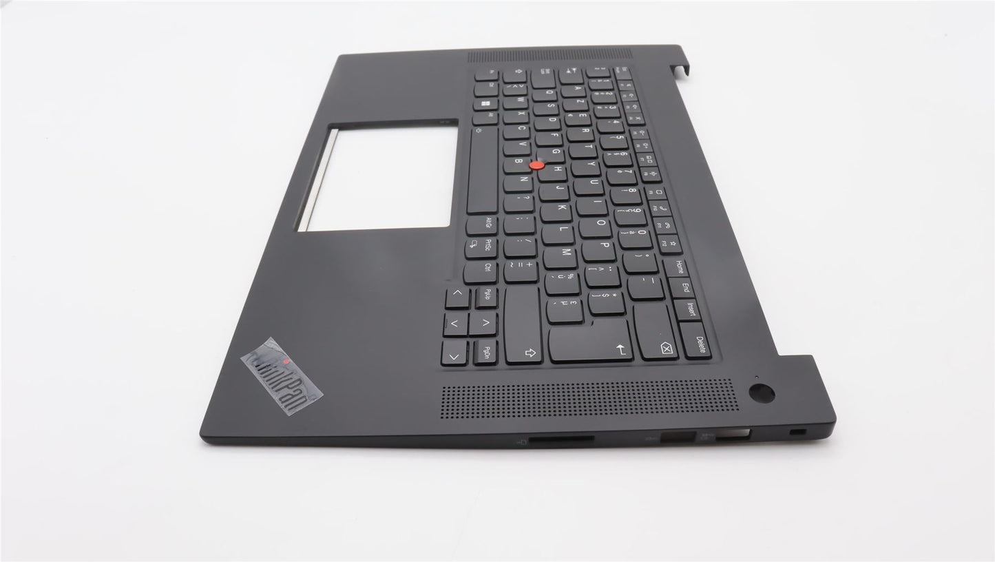 Lenovo ThinkPad P1 Gen 5 Palmrest Touchpad Cover Clavier Belge 5M11D11978
