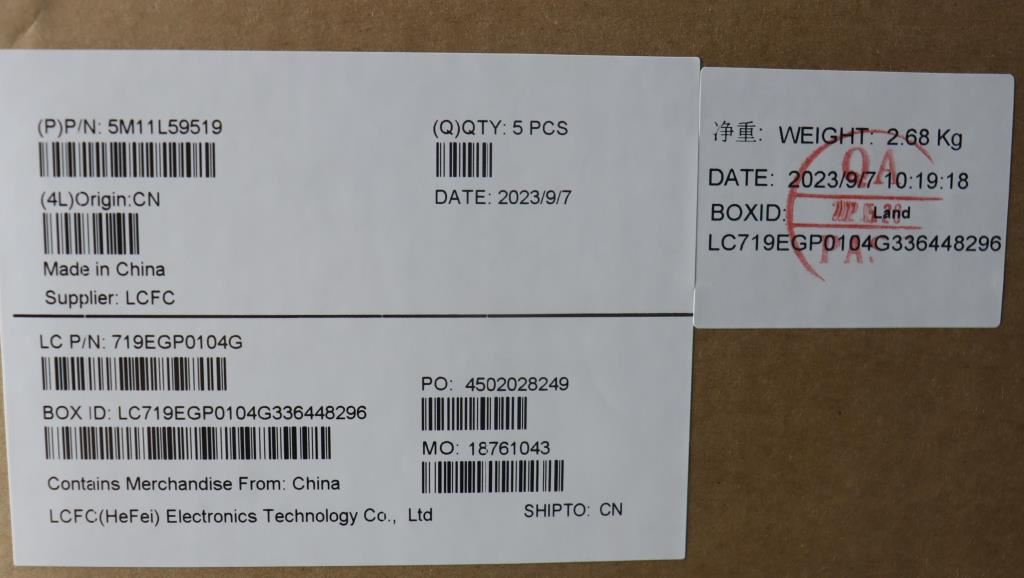 Lenovo ThinkPad T14s Gen 4 Keyboard Palmrest Top Cover Spanish LA 5M11L59519