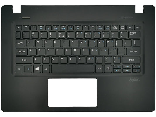 Acer Aspire V3-372 V3-372T Palmrest Cover Keyboard Black 6B.G7BN1.009