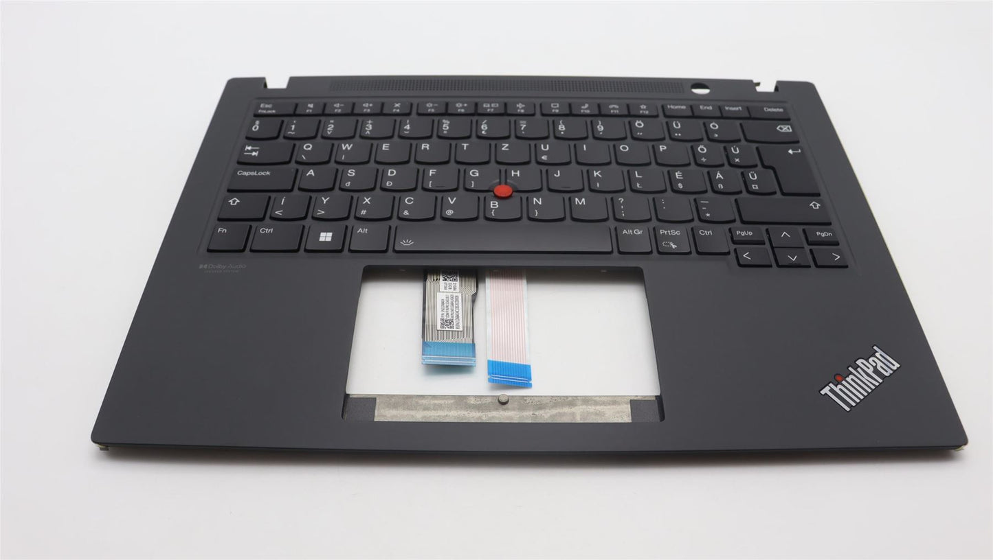 Lenovo ThinkPad T14s Gen 3 Palmrest Cover Keyboard Hungarian Black 5M11G27253