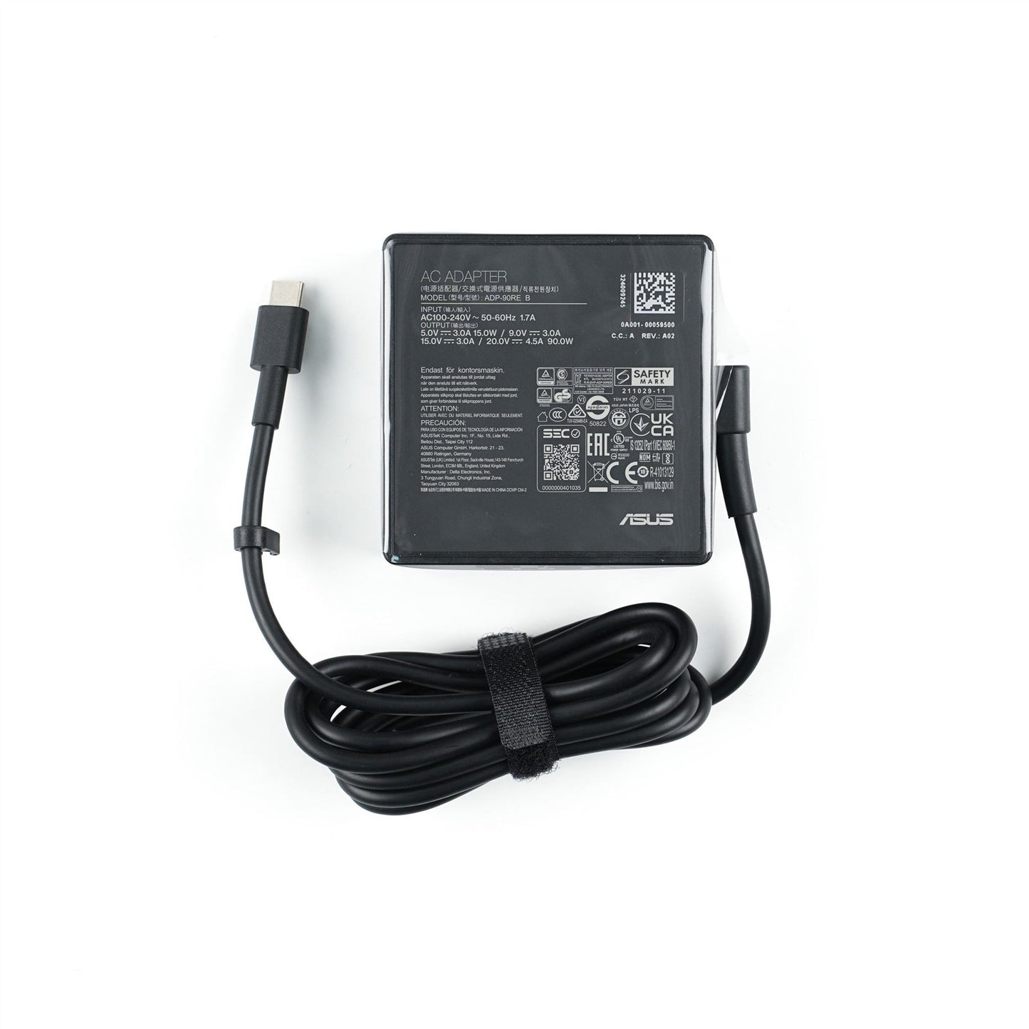 Asus Adapter 90W Pd 3Pin (Usb Type C) Ba 0A001-00059500 0A001-00059600