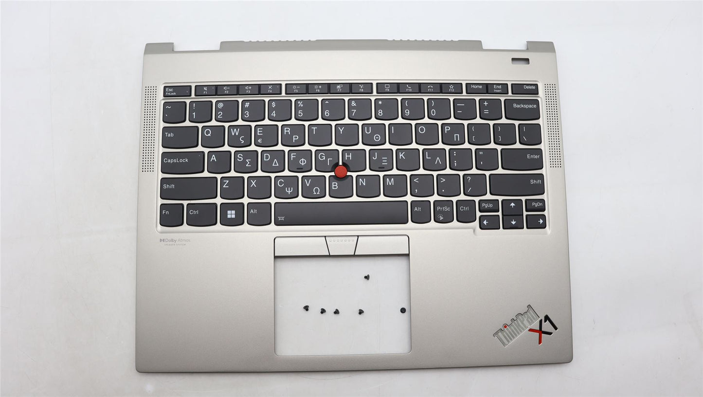 Lenovo ThinkPad X1 Keyboard Palmrest Top Cover Greek Titanium 5M11B59855