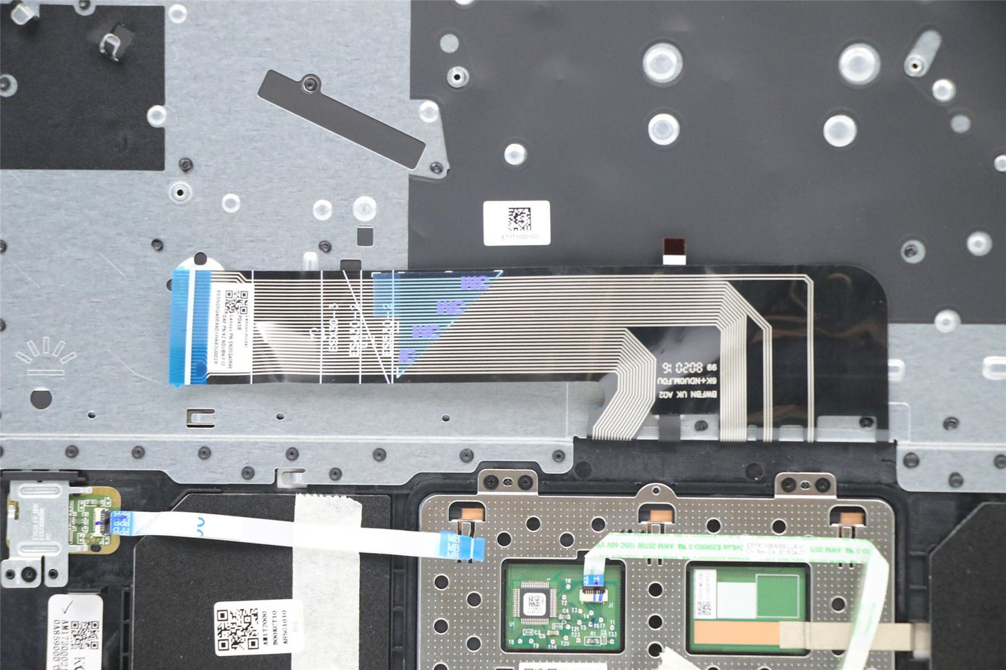 Lenovo IdeaPad 530S-15IKB Keyboard Palmrest Top Cover Czech Blue 5CB0R12606