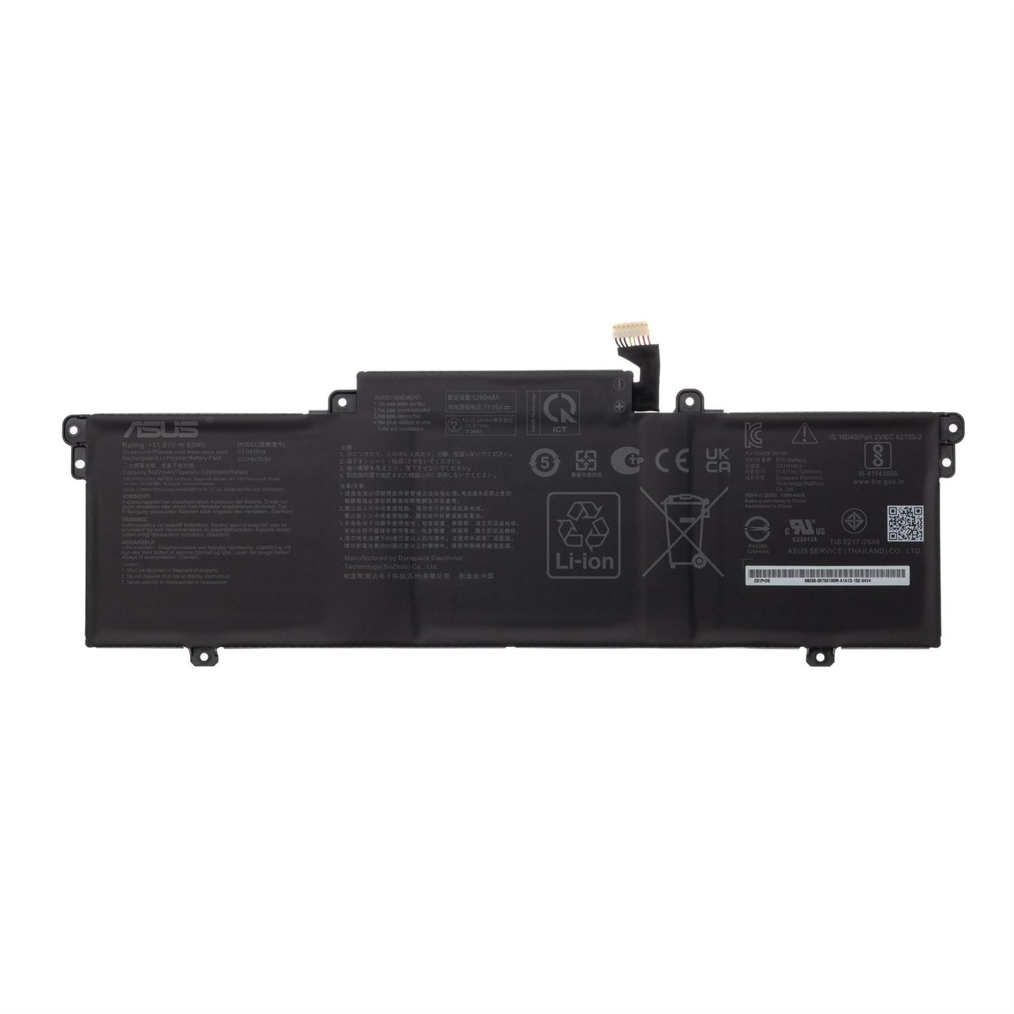 Asus Ux435Eal Battery (Cos Poly/C31N1914) 0B200-03730100