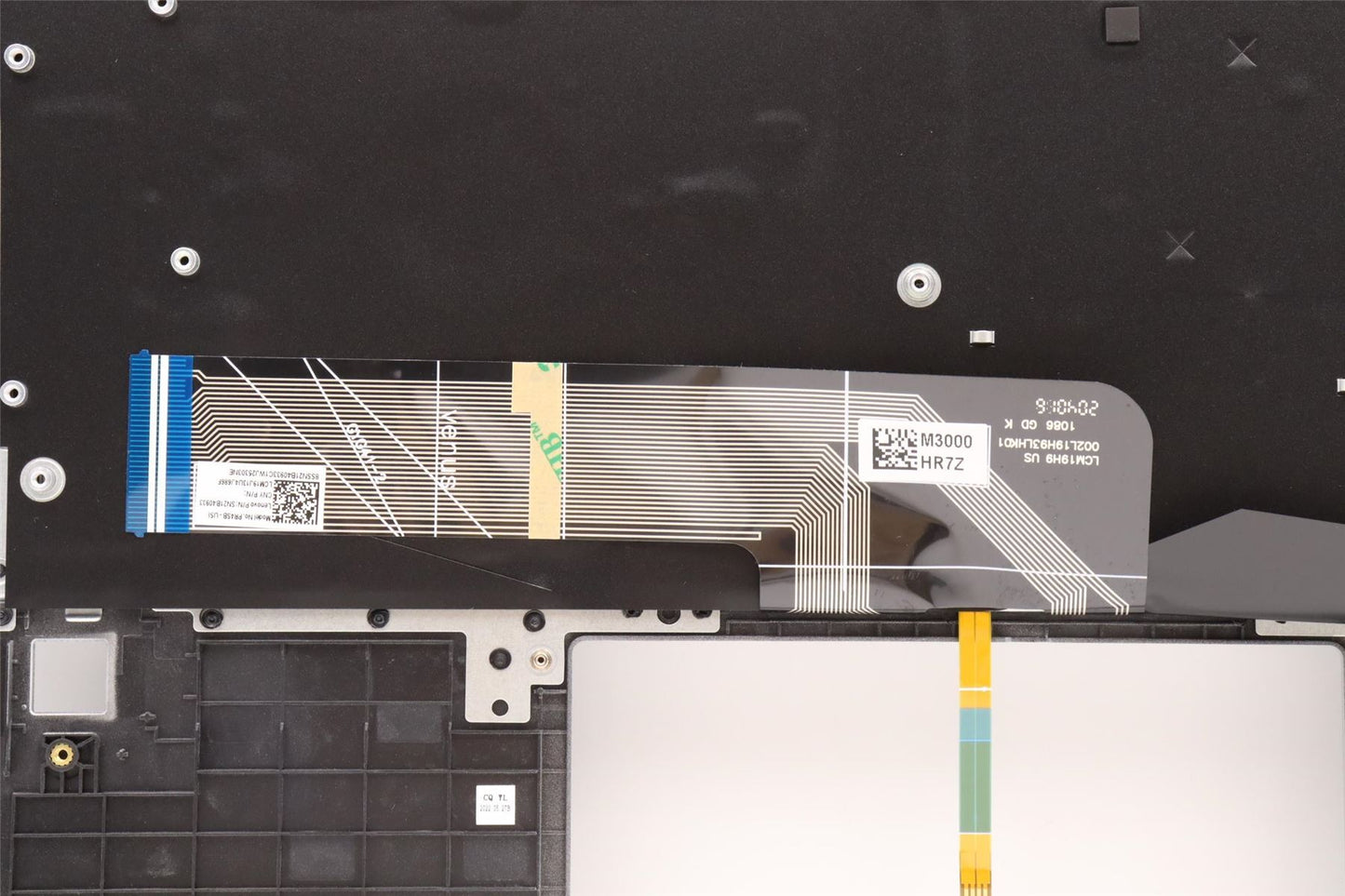 Lenovo Flex 5 14ALC7 Keyboard Palmrest Top Cover US Europe Grey 5CB1H71559