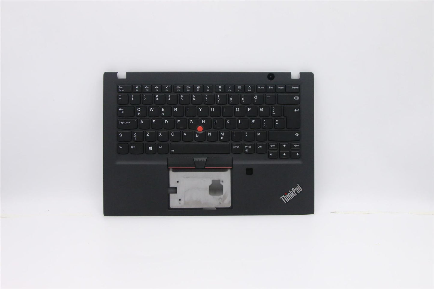 Lenovo ThinkPad T495s Keyboard Palmrest Top Cover Icelandic Black 5M11A08517