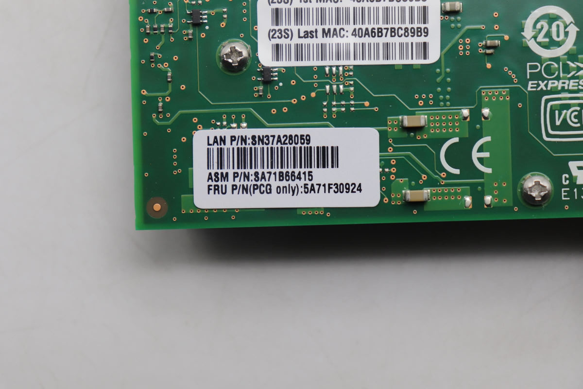 Lenovo ASM FRU 25G XXV710-DA2 Ethernet 5G Board 5A71F30924