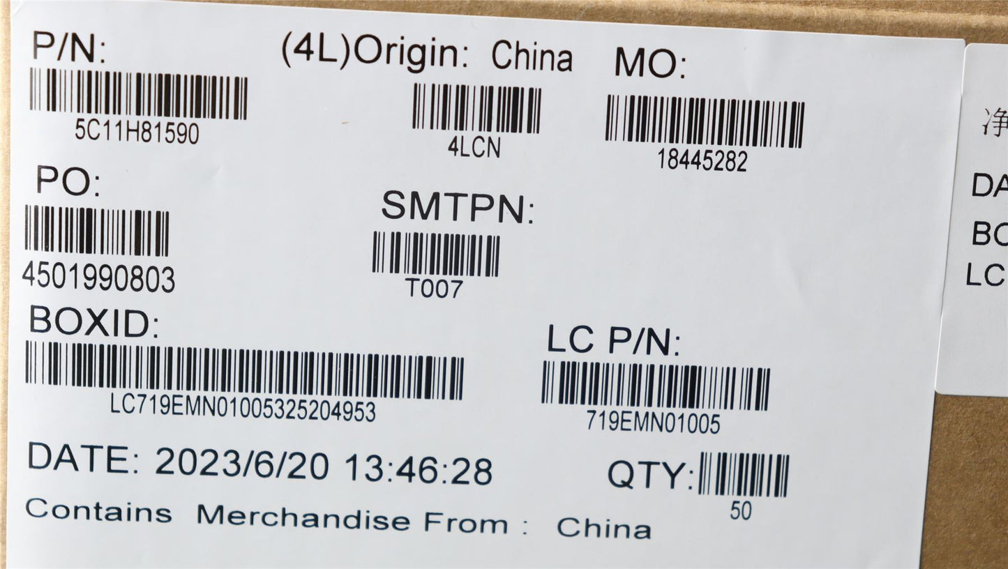 Lenovo CABLE FRU H-CONN SET 2WP M/B TS EDP 5C11H81590