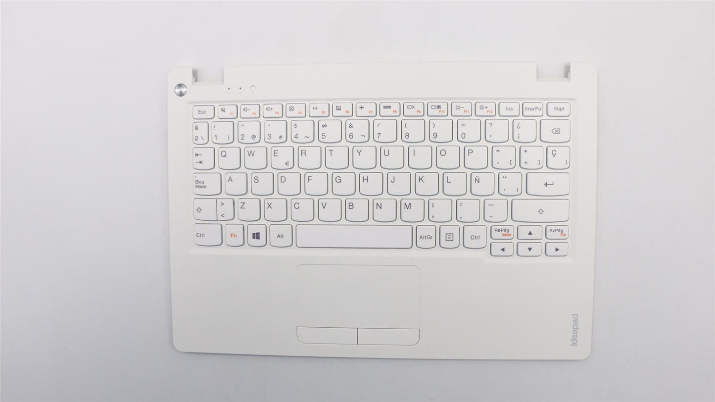 Lenovo IdeaPad 100S-11IBY Keyboard Palmrest Spanish White 5CB0K48357