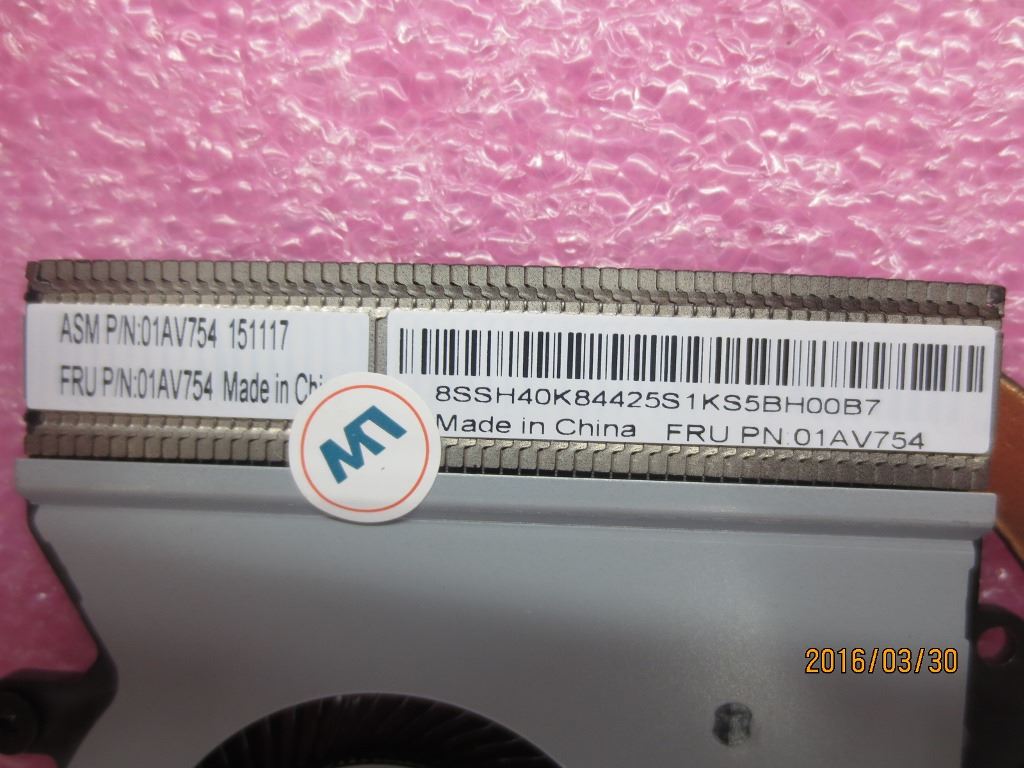 Lenovo ThinkPad 11e 3rd 11e 4th Fan Heatsink 01AV754