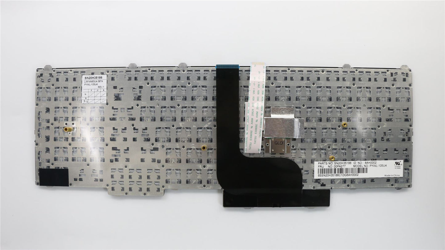 Lenovo ThinkPad P50 P70 Keyboard US International Black 00PA277