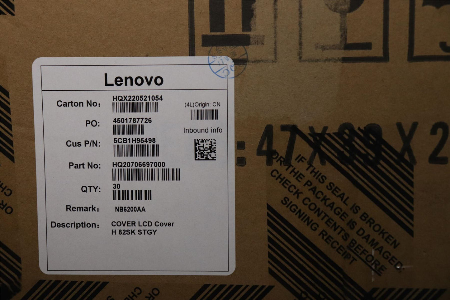 Lenovo IdeaPad 5 16IAH7 5 16ARH7 LCD Cover Rear Back Housing Black 5CB1H95498