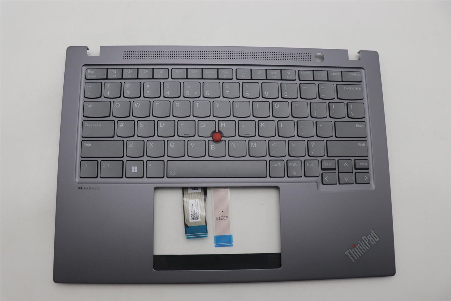 Lenovo ThinkPad T14s Gen 4 Palmrest Cover Keyboard US Europe Grey 5M11L59598