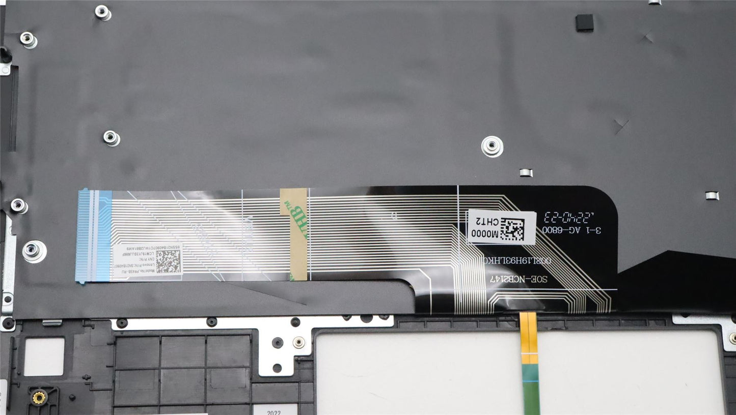 Lenovo IdeaPad 5 14ALC7 Keyboard Palmrest Top Cover Russian Backlit 5CB1H71433