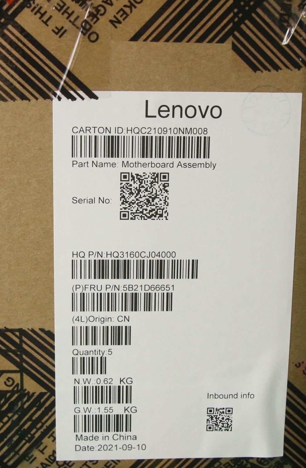 Lenovo Chromebook 15IJL6 Motherboard Mainboard UMA 8GB 5B21D66651