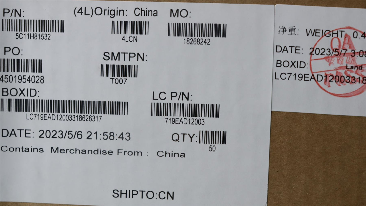 Lenovo FRU 14eG3_IO/B Cable_14P 5C11H81532