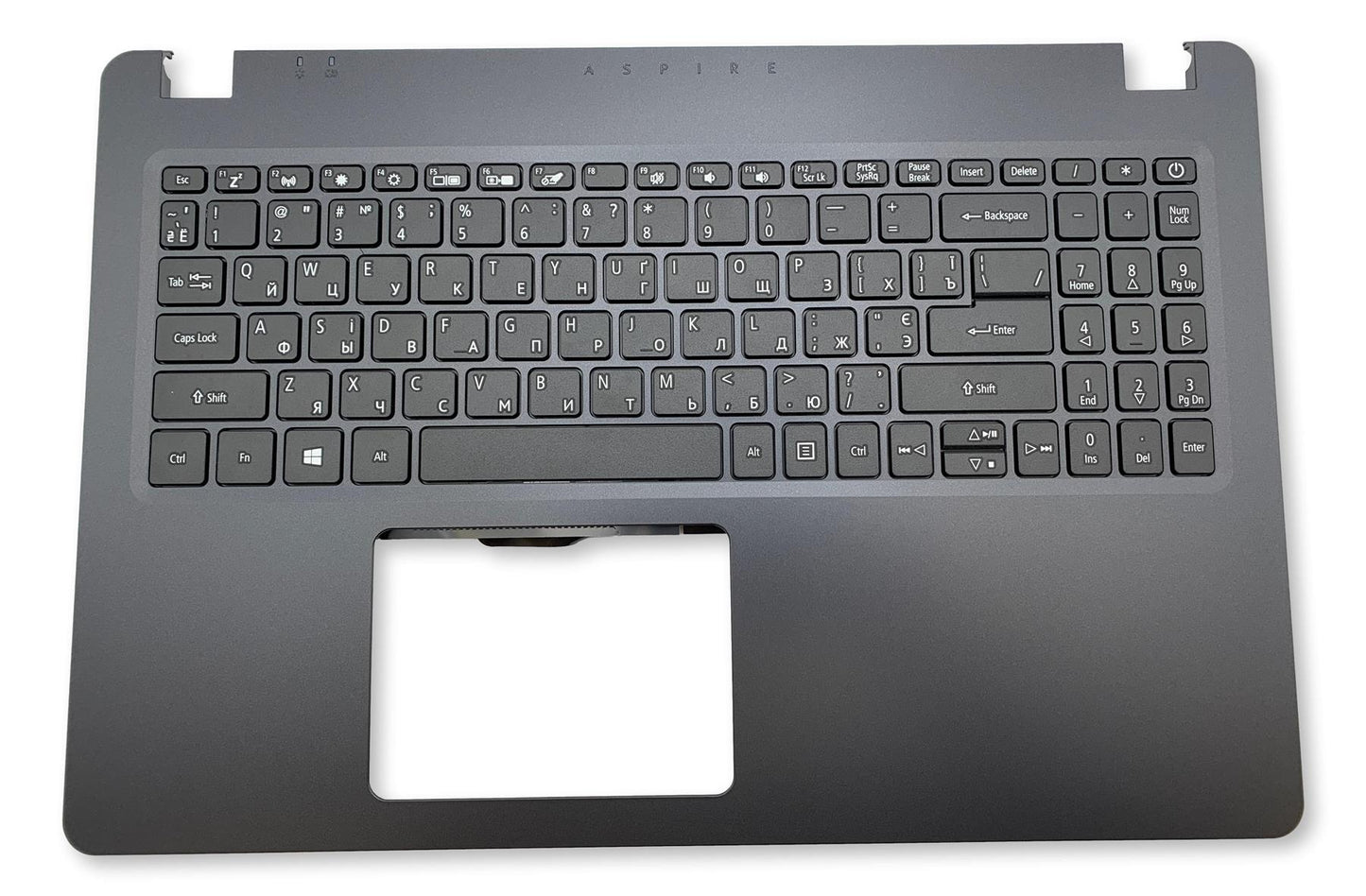 Acer Aspire A515-43 Palmrest Cover Keyboard Ukrainian Black 6B.HF4N2.009