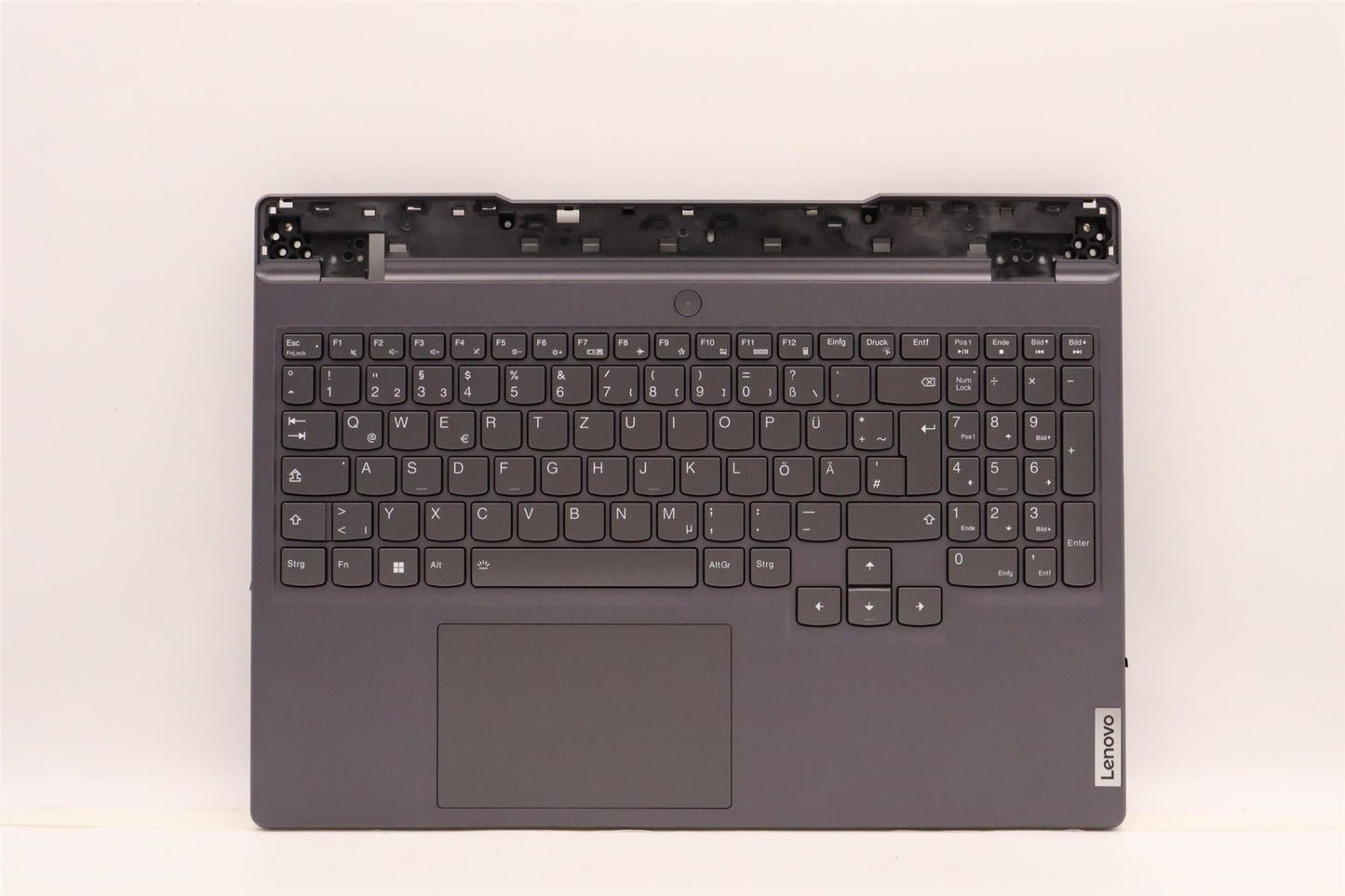 Lenovo 5 15IAH7 Palmrest Cover Touchpad Keyboard German Storm Grey 5CB1H22927