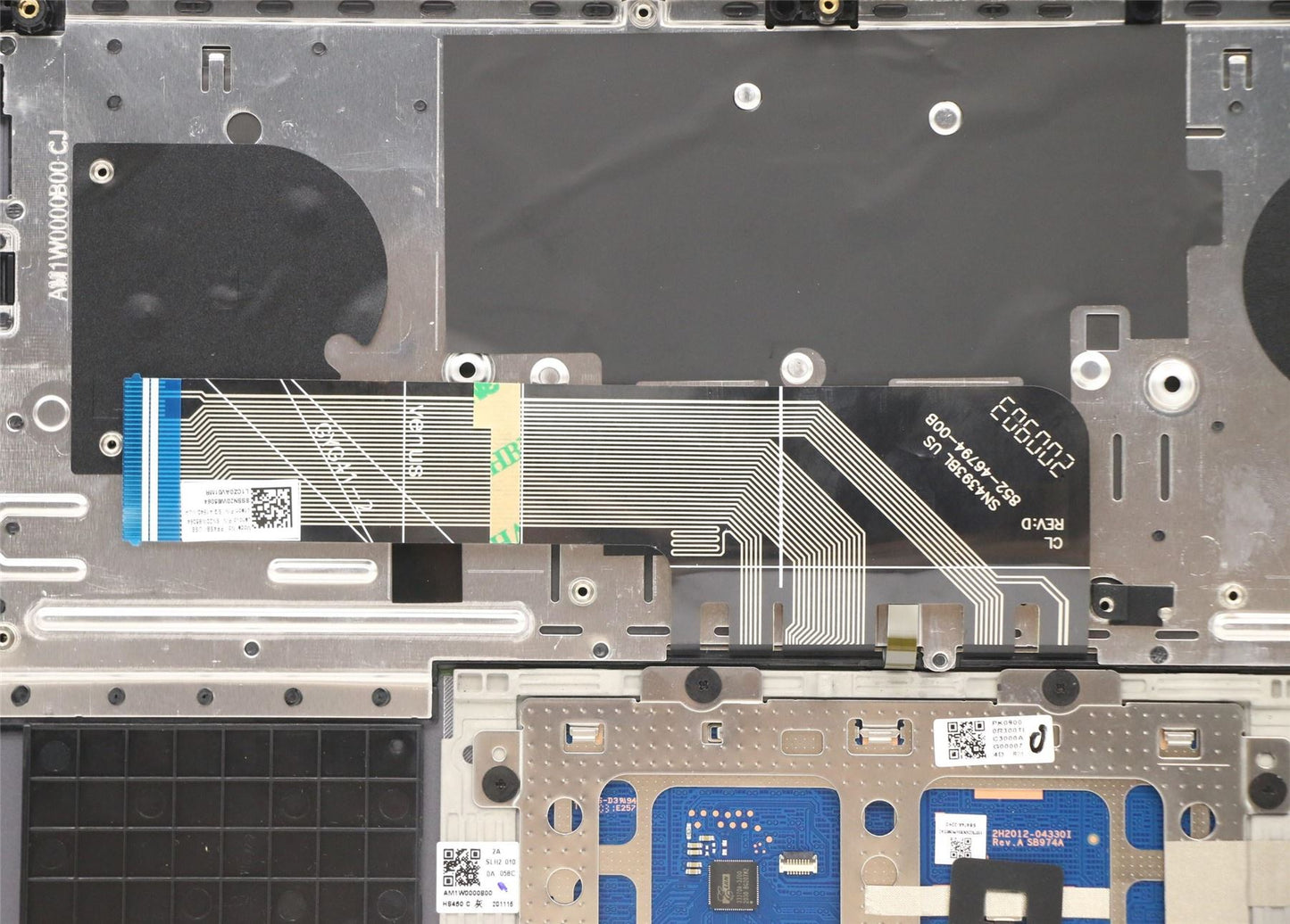 Lenovo IdeaPad 7 14IHU5 7 14IHU5 Palmrest Cover Touchpad Keyboard 5CB1C19257