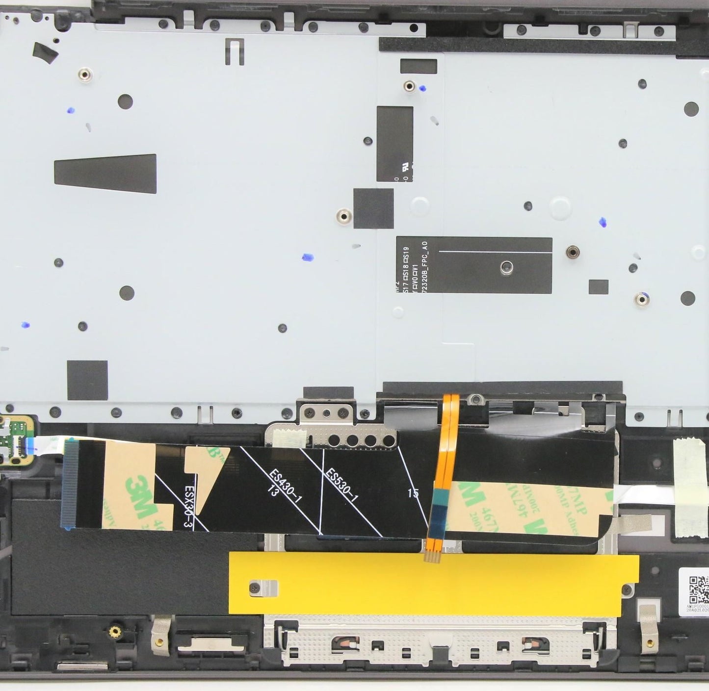 Lenovo Yoga C740-14IML Keyboard Palmrest Top Cover US Grey 5CB0U43952