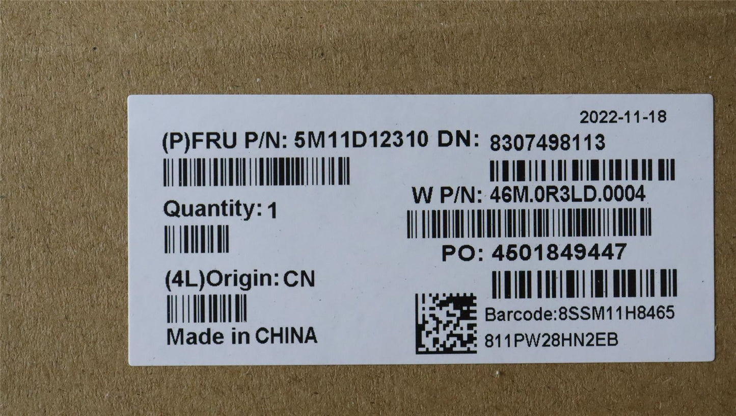 Lenovo 5M11D12310 MECH_ASM 16.0FHD+,CAM,BK_P1,AUO