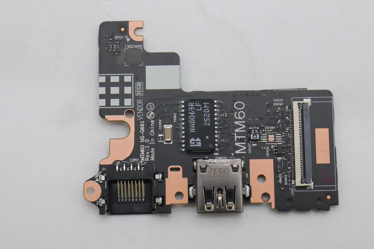 Lenovo CARDPOP FRU PCBA IO/B NSG661 MTM60 16 MP I/O Board 5C51T63009