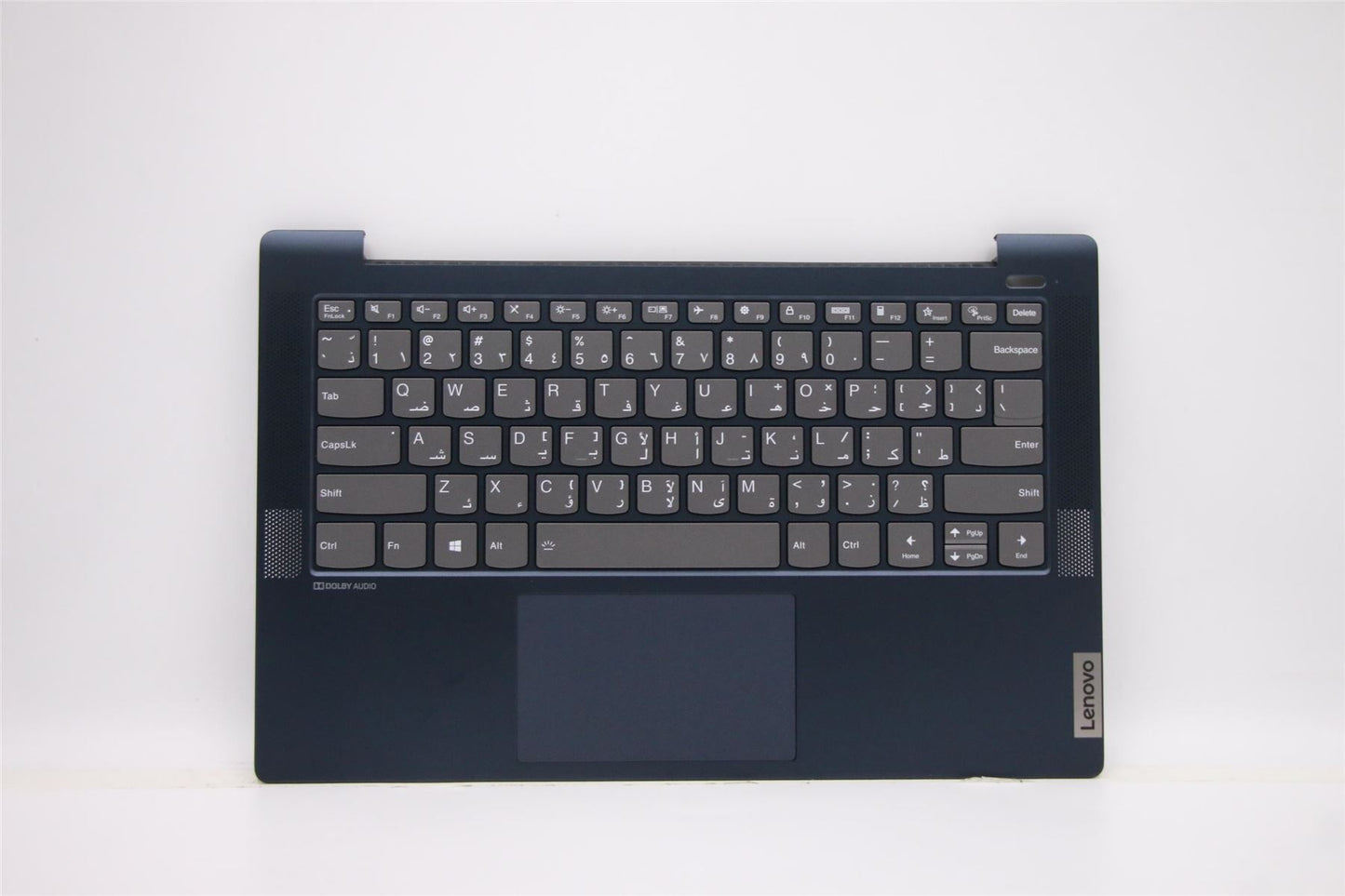 Lenovo IdeaPad 5-14ALC05 Palmrest Cover Touchpad Keyboard Arabic Blue 5CB1C13721
