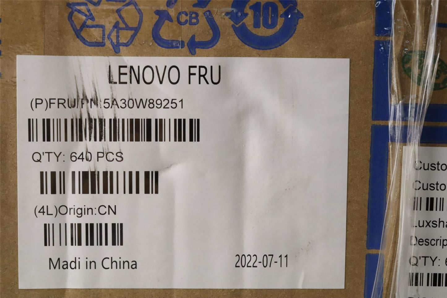 Lenovo ThinkStation P360 Workstation Wi-Fi Wifi Wireless Antenna 5A30W89251