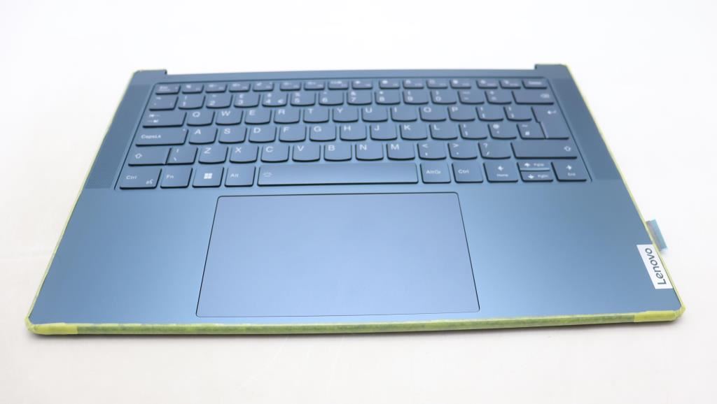 Lenovo Yoga 7 14APU8 Palmrest Cover Touchpad Keyboard UK Tidal Teal 5CB1L80587