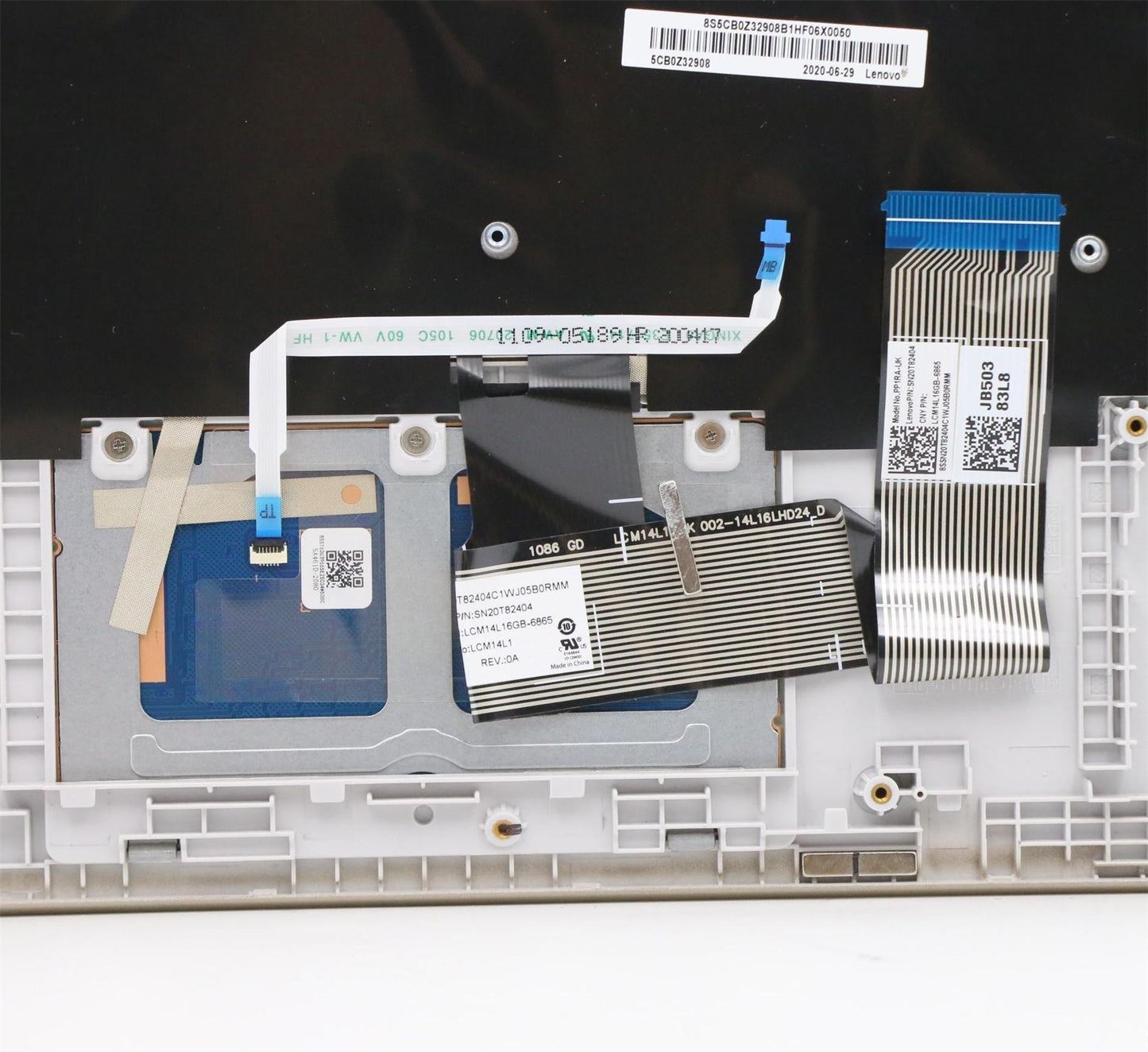 Lenovo Upper Case ASM_UK B 82BB AL 5CB0Z32908