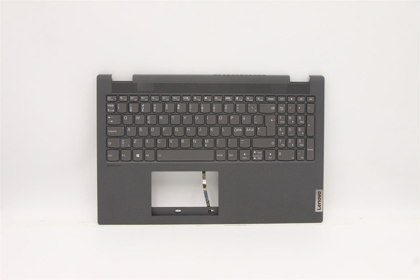 Lenovo IdeaPad 5-15ITL05 Palmrest Cover Touchpad Keyboard Nordic Grey 5CB0Y99175