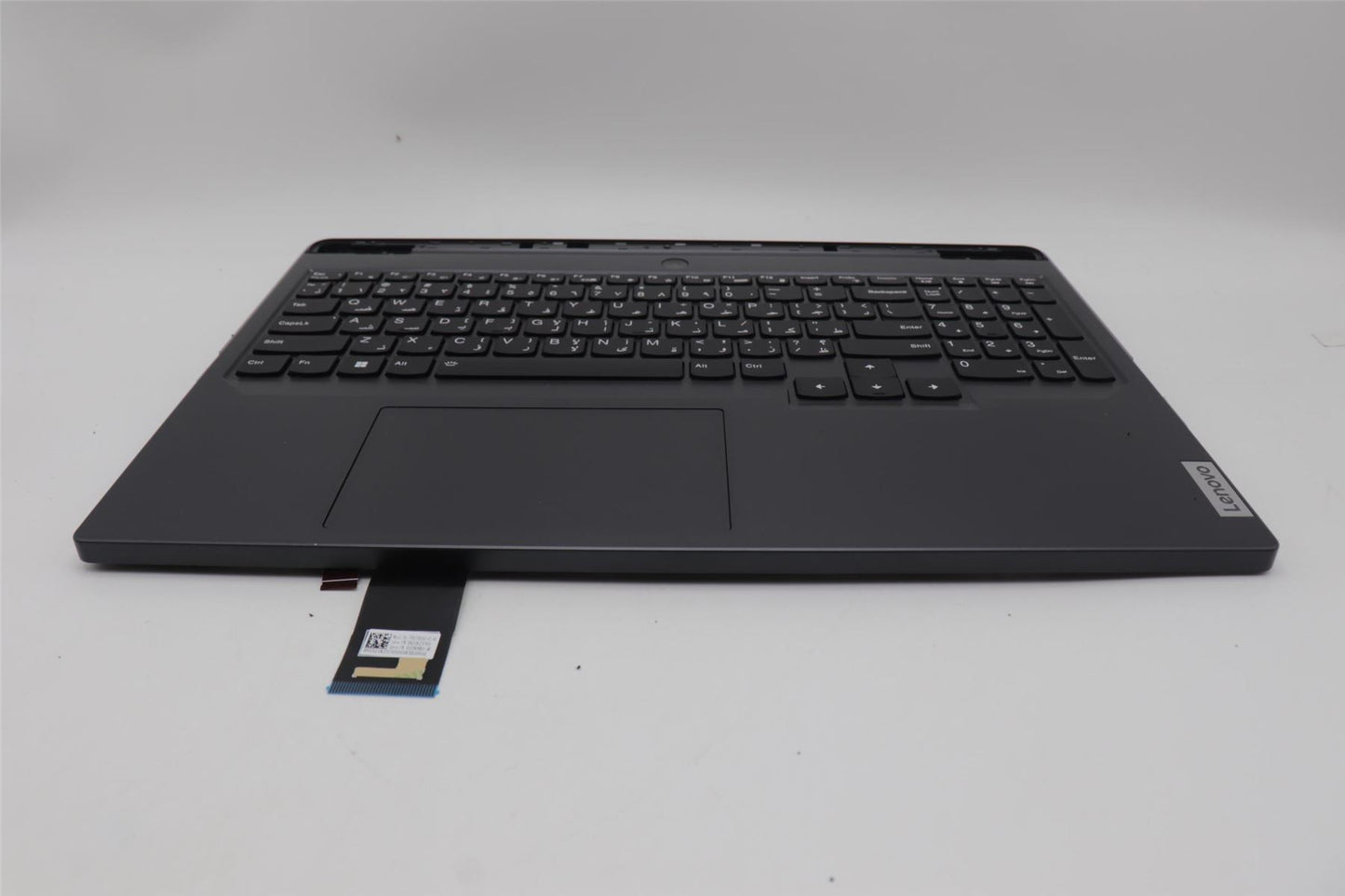 Lenovo Legion 5 16ARX8 Palmrest Cover Touchpad Keyboard Arabic 5CB1L54607